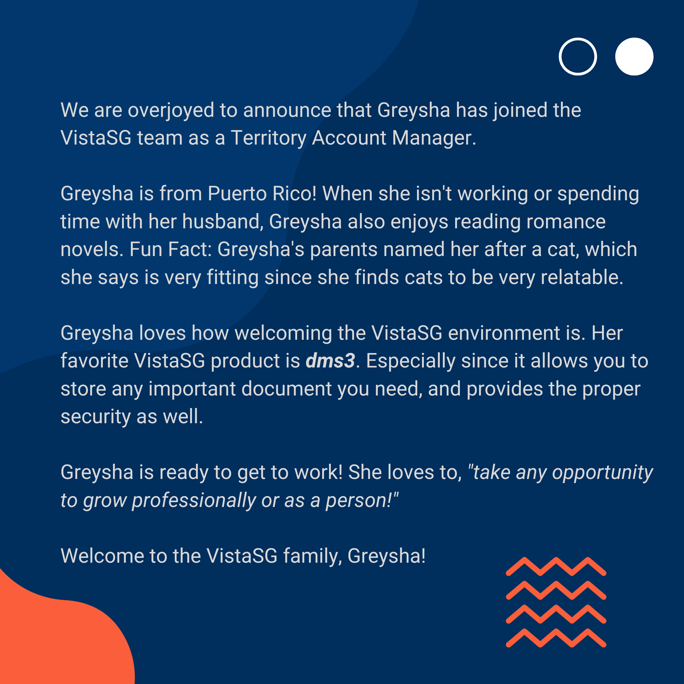 Meet the Team - Greysha (1)